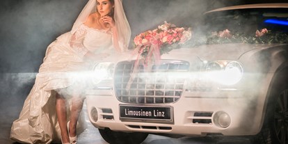 Hochzeitsauto-Vermietung - Donauraum - Stretchlimousine Deluxe Linz