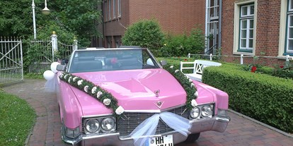 Hochzeitsauto-Vermietung - Hamburg-Stadt (Hamburg, Freie und Hansestadt) - Pink Cadillac Cabrio 1969