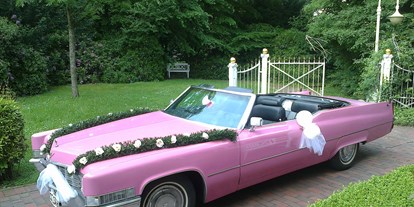 Hochzeitsauto-Vermietung - Hamburg-Umland - Pink Cadillac Cabrio 1969